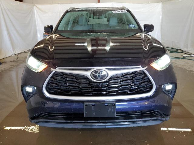 5TDHZRBH8NS566380 - 2022 TOYOTA HIGHLANDER XLE 蓝色 照片 5