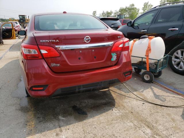 3N1AB7AP0GL649140 - 2016 NISSAN SENTRA S BURGUNDY photo 6