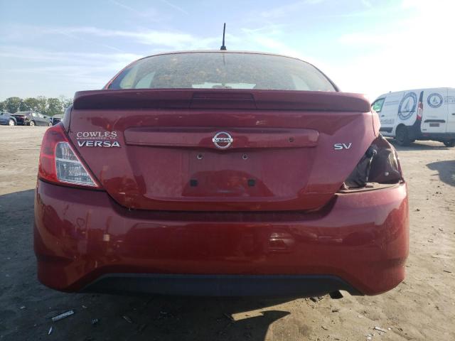 3N1CN7AP0JL819665 - 2018 NISSAN VERSA S RED photo 6