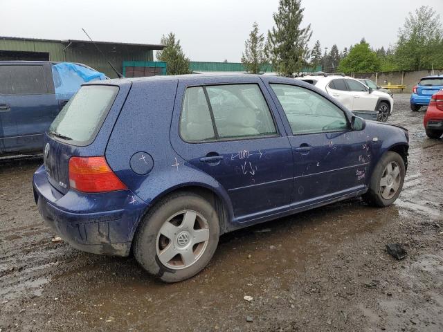 9BWGT21J314024463 - 2001 VOLKSWAGEN GOLF GLS BLUE photo 3