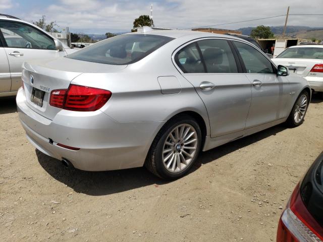 WBAFR7C52BC805786 - 2011 BMW 5 SERIES I SILVER photo 3