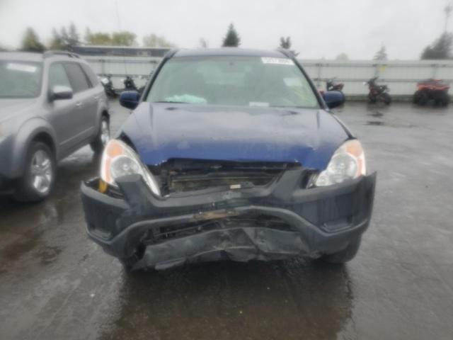 JHLRD78853C013816 - 2003 HONDA CR-V EX BLUE photo 5