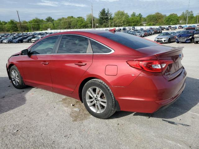 5NPE24AF3GH405051 - 2016 HYUNDAI SONATA SE MAROON photo 2