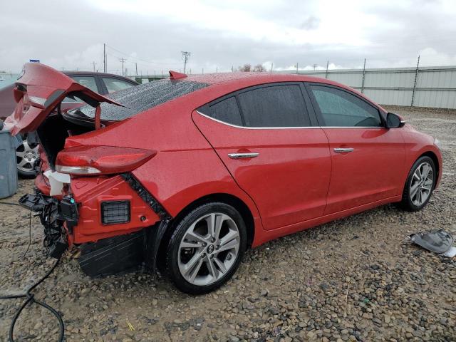 5NPD84LF1HH078920 - 2017 HYUNDAI ELANTRA LI SE RED photo 3