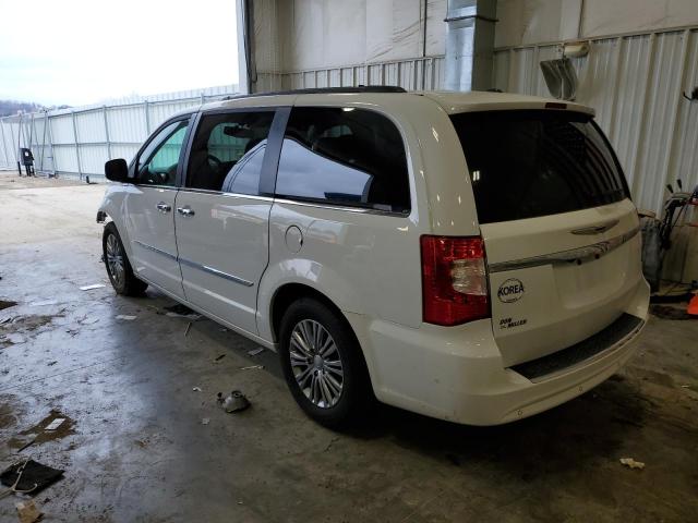 2C4RC1CG7ER171144 - 2014 CHRYSLER TOWN & COU TOURING L WHITE photo 2
