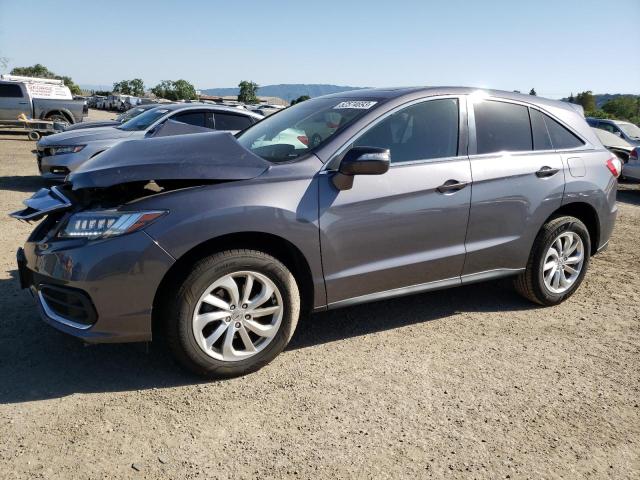 5J8TB3H57JL008350 - 2018 ACURA RDX TECHNOLOGY GRAY photo 1