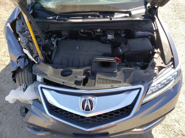 5J8TB3H57JL008350 - 2018 ACURA RDX TECHNOLOGY GRAY photo 11