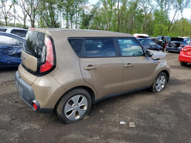 KNDJN2A29G7260223 - 2016 KIA SOUL TAN photo 3