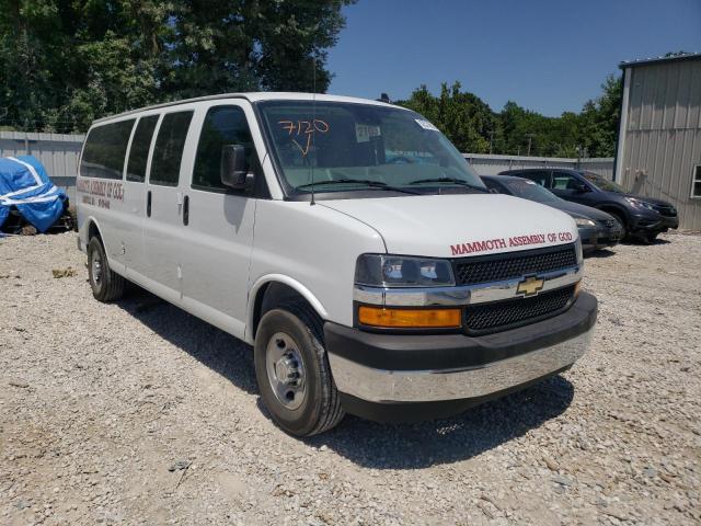 1GAZGPFP3K1236597 - 2019 CHEVROLET EXPRESS G3 LT WHITE photo 1