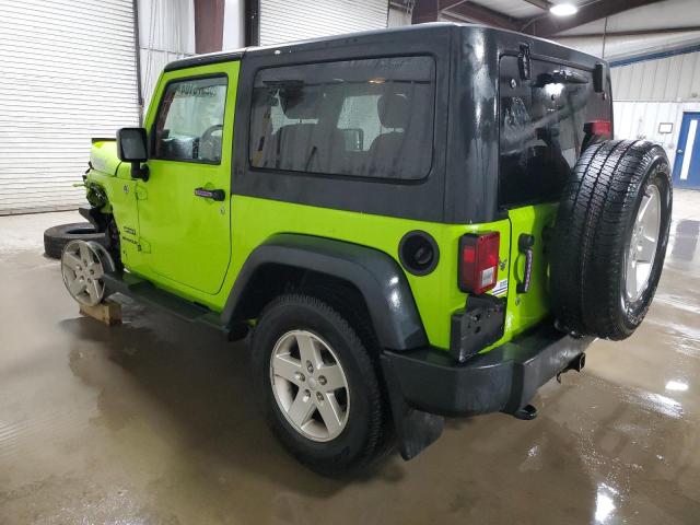 1C4AJWAG7DL542314 - 2013 JEEP WRANGLER SPORT GREEN photo 2