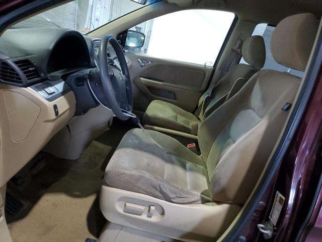 5FNRL38468B023576 - 2008 HONDA ODYSSEY EX BURGUNDY photo 7