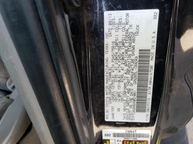 5TFTU4GN4DX051041 - 2013 TOYOTA TACOMA PRERUNNER ACCESS CAB BLACK photo 12