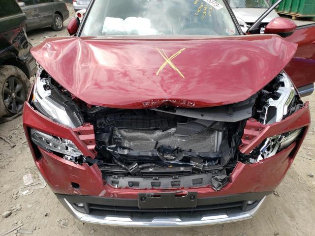 JN8AT3DD5MW321209 - 2021 NISSAN ROGUE PLATINUM RED photo 12