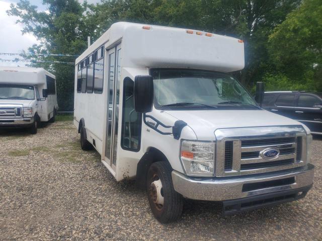 1FDEE4FL2EDB17459 - 2014 FORD ECONOLINE E450 SUPER DUTY CUTAWAY VAN WHITE photo 2