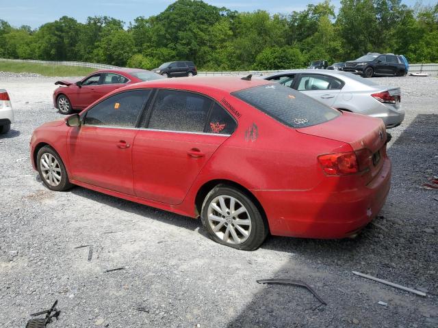 3VWD07AJ3EM225323 - 2014 VOLKSWAGEN JETTA SE RED photo 2