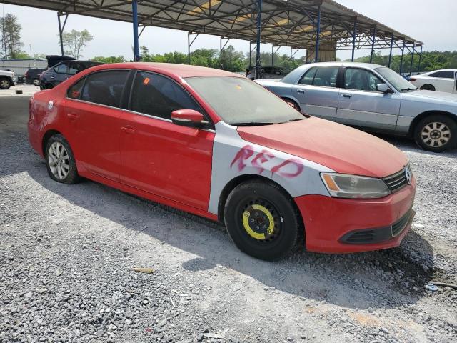 3VWD07AJ3EM225323 - 2014 VOLKSWAGEN JETTA SE RED photo 4