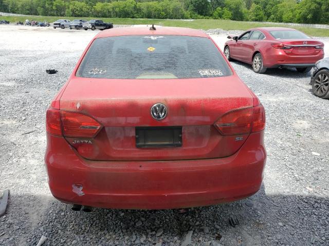 3VWD07AJ3EM225323 - 2014 VOLKSWAGEN JETTA SE RED photo 6