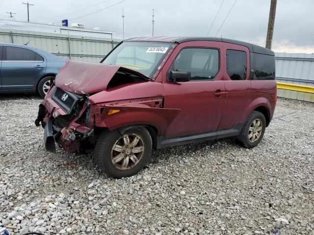 5J6YH28776L024256 - 2006 HONDA ELEMENT EX MAROON photo 1