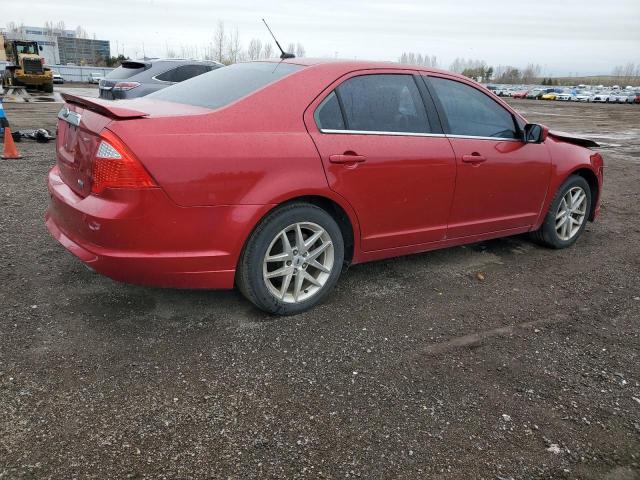 3FAHP0JG4AR270379 - 2010 FORD FUSION SEL RED photo 3