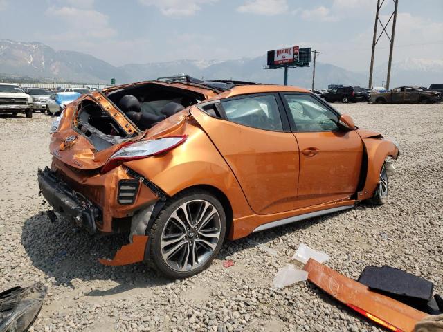 KMHTC6AE3GU299645 - 2016 HYUNDAI VELOSTER TURBO ORANGE photo 3