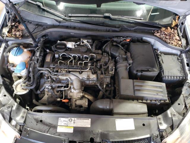 WVWMM7AJ2CW113181 - 2012 VOLKSWAGEN GOLF BLUE photo 11