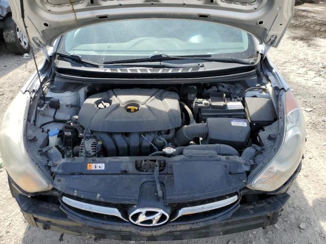 KMHDH4AE7CU253952 - 2012 HYUNDAI ELANTRA GLS SILVER photo 11