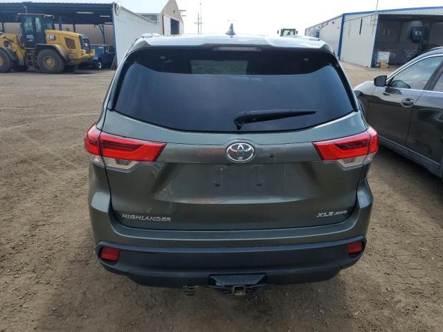 5TDJZRFH7KS982475 - 2019 TOYOTA HIGHLANDER SE GREEN photo 6