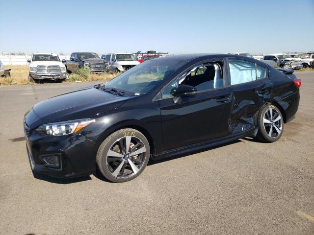 4S3GKAJ66K3609712 - 2019 SUBARU IMPREZA SPORT BLACK photo 1