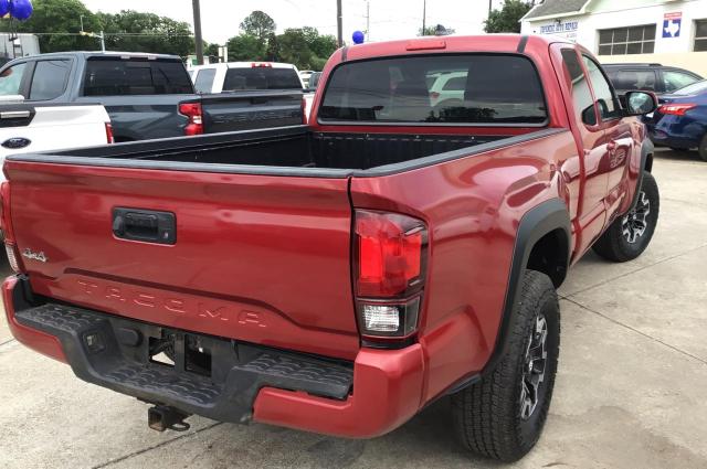 5TFSX5EN0HX057260 - 2017 TOYOTA TACOMA ACCESS CAB წითელი ფოტო 4