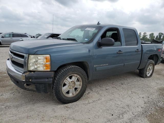 2GCEK13M871558486 - 2007 CHEVROLET SILVERADO K1500 CREW CAB BLUE photo 1