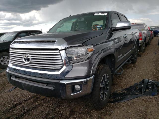 5TFHW5F14GX548213 - 2016 TOYOTA TUNDRA CREWMAX LIMITED GRAY photo 1