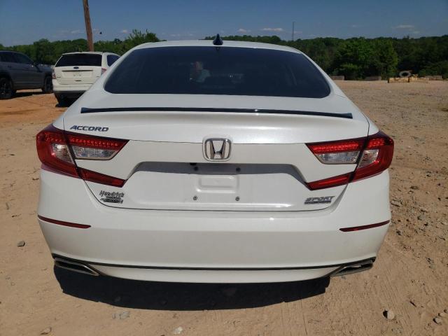 1HGCV1F43NA120361 - 2022 HONDA ACCORD SPORT SE WHITE photo 6