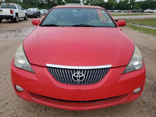 4T1FA38P16U078262 - 2006 TOYOTA CAMRY SOLA SE RED photo 5