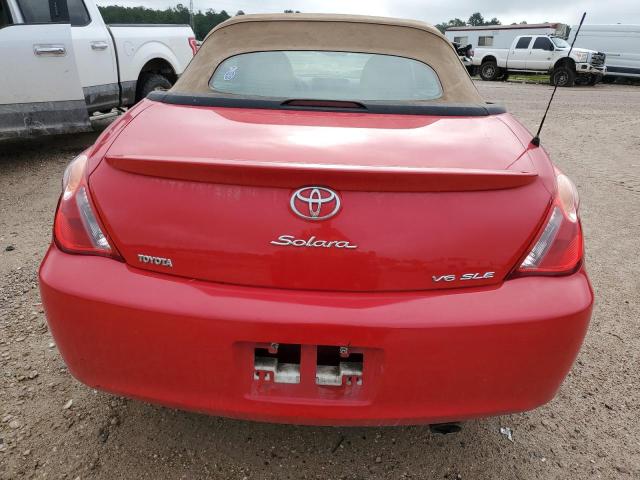 4T1FA38P16U078262 - 2006 TOYOTA CAMRY SOLA SE RED photo 6