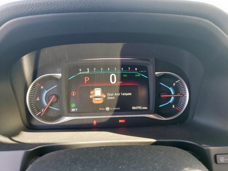 5FNYF5H58KB026705 - 2019 HONDA PILOT EXL Siyah fotoğraf 9