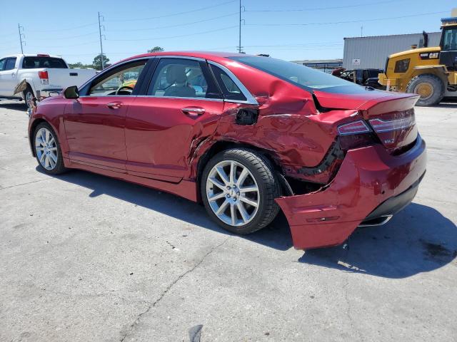 3LN6L2J9XDR824342 - 2013 LINCOLN MKZ RED photo 2