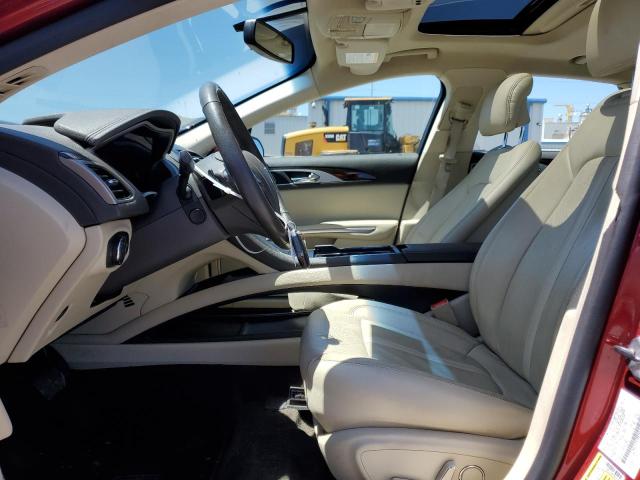 3LN6L2J9XDR824342 - 2013 LINCOLN MKZ RED photo 7