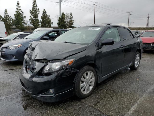 1NXBU40E09Z006558 - 2009 TOYOTA COROLLA BASE BLACK photo 1