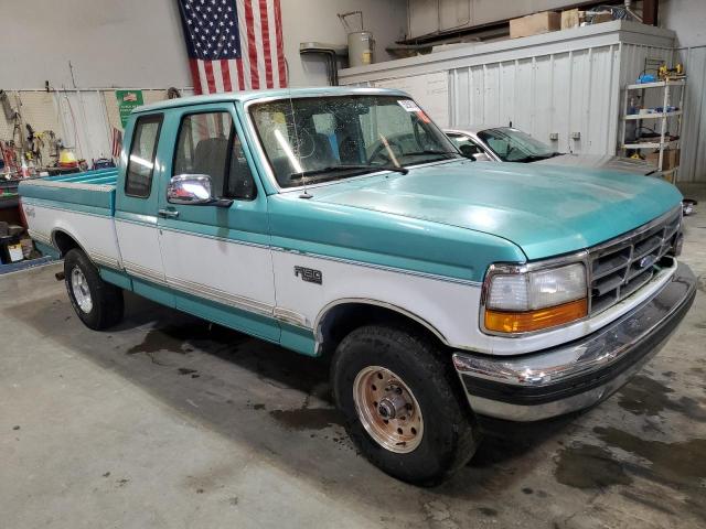 1FTEX14H0SKA46541 - 1995 FORD F150 GREEN photo 4