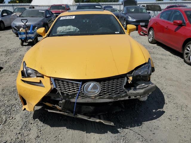 JTHHZ5BC2J5018242 - 2018 LEXUS RC 350 YELLOW photo 5