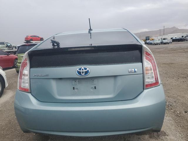 JTDKN3DU6D5570991 - 2013 TOYOTA PRIUS TURQUOISE photo 6