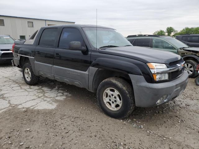 3GNEC12T54G106057 - 2004 CHEVROLET AVALANCHE C1500 BLACK photo 4