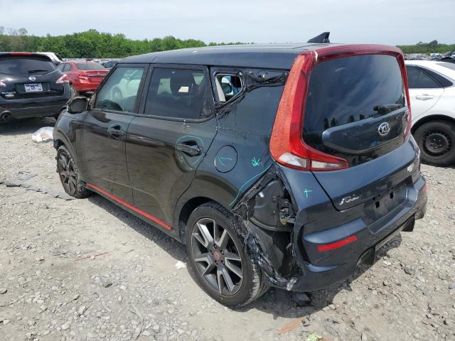 KNDJ63AUXL7055007 - 2020 KIA SOUL GT LINE GRAY photo 2