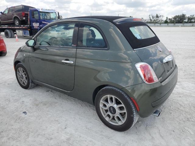 3C3CFFDR3FT502217 - 2015 FIAT 500 POP GREEN photo 2