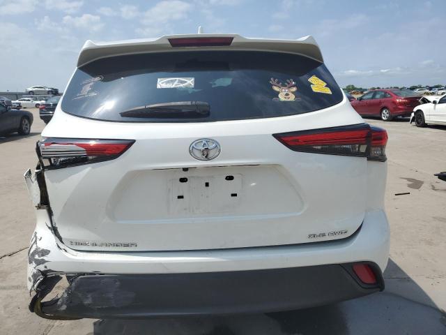 5TDHZRBH4LS519280 - 2020 TOYOTA HIGHLANDER XLE WHITE photo 6