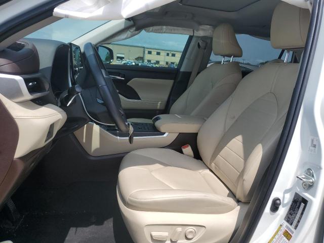 5TDHZRBH4LS519280 - 2020 TOYOTA HIGHLANDER XLE WHITE photo 7