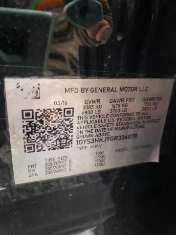 1GYS3HKJ9GR336878 - 2016 CADILLAC ESCALADE ESV LUXURY 黑色 照片 13