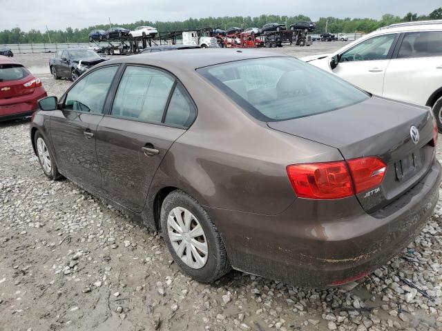 3VW1K7AJ0CM307035 - 2012 VOLKSWAGEN JETTA BASE بني صورة 2