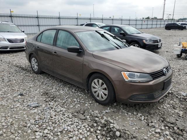 3VW1K7AJ0CM307035 - 2012 VOLKSWAGEN JETTA BASE بني صورة 4