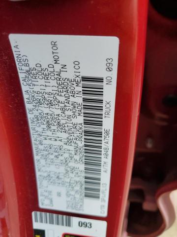 3TMJU62N58M051216 - 2008 TOYOTA TACOMA DOUBLE CAB PRERUNNER RED photo 12